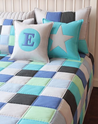 Narzuta patchwork dwustronna |ORIS|, patchwork house