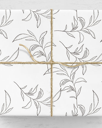 Papier pakowy boho II biały 10 arkuszy, Wrap and Pack