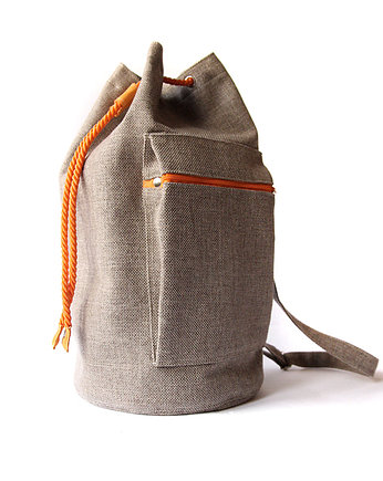  worek plecak - beige&orange -, elfagado
