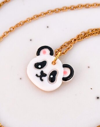 Naszyjnik panda, amulet z wizerunkiem pandy, podobizna pandy, panda, Dary Rusałki