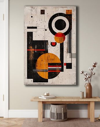 Geometria natury - Obraz na płótnie - Druk Blejtrama, Minimalizm, Loft #120, Black Sapphire Art