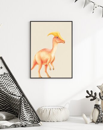 Plakat Dinozaur Dinozaury Na Ścianę Dla Dzieci, Magnetyczne Studio