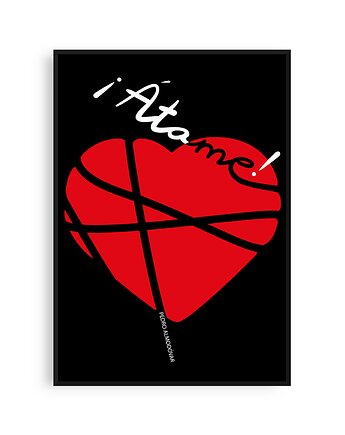 Plakat filmowy Pedro Almodovar "Atame" (Zwiąż mnie), PLAKATY GEOMETRYCZNE
