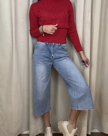 Jeansy 3/4, SOLO moda