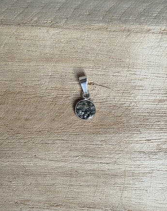 Zawieszka kamień mika (łupek), Fiorette stone&silver