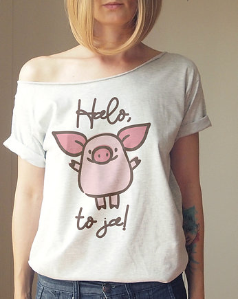 Halo to ja Oversize Szary, ONE MUG A DAY