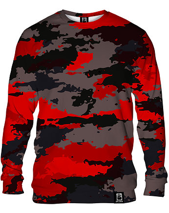 Bluza Bez Kaptura Męska DR.CROW Moro Black Red, DrCrow