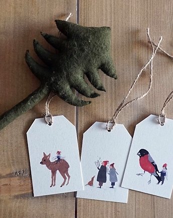 Bileciki do prezentów świątecznych, HI LITTLE