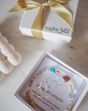 Bransoletka Zodiakalna z Naturalnych Kamieni Strzelec, MAYBEJWLR