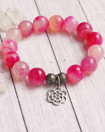 Stal szlachetna :: agat różowy, kaktusia