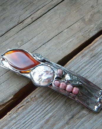 Duży liść - klamra, Beata Trotter