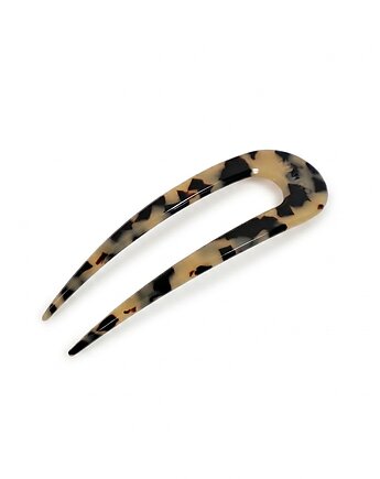 Spinka MIA PIN w kolorze White Tortoise, NINIco Jewelry