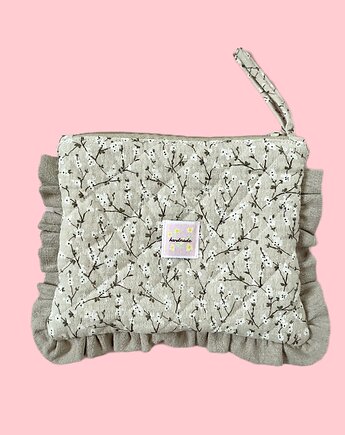 Kosmetyczka pikowana z muślinu, Pyza