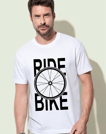 Koszulka organiczna z nadrukiem Ride Bike, ART ORGANIC
