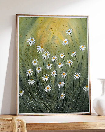 Oryginalna akwarela. Łąka 30x40cm, Malgorzata Domanska