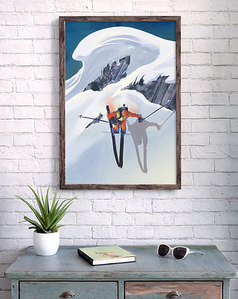 Plakat Poza szlakiem - Narciarstwo freeride, minimalmill