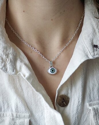 Naszyjnik OCULA mini green, Gutowska jewelry