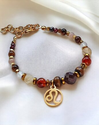 LEW - zodiac collection - PREMIUM - gold, kaktusia