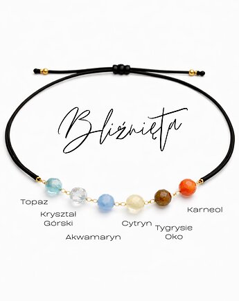 ZODIAK, Bransoletka Glam, Bliźnięta, GLAM