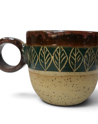 Ceramiczny kubek - filiżanka, ArtByLeika