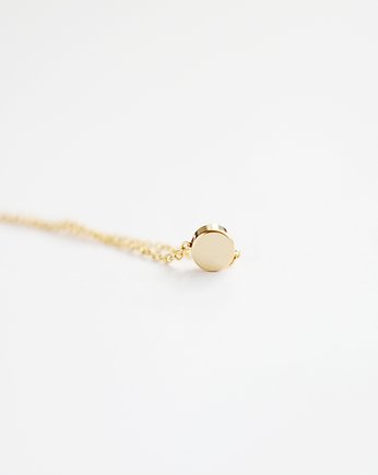 Gold Plated Tiny Dot Necklace, Le Boho Bleu