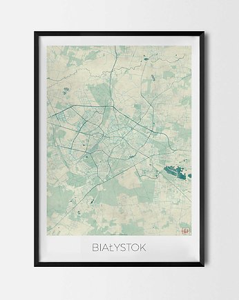 Plakat Białystok - CityArtPosters, CityArtPosters
