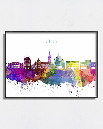 Plakat Łódź  Akwarela, Pas De LArt