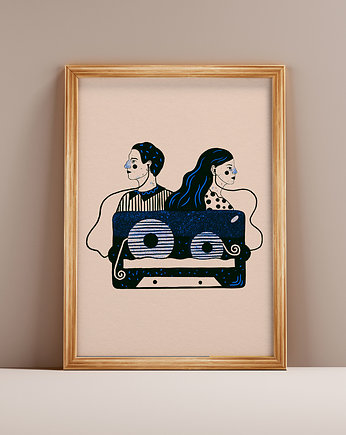 Plakat Migracje, Natka Wieczorek ilustracje