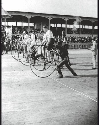Plakat "Penny-farthing race", Fotobloki and decor