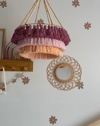 Lampa do pokoju dziecięcego koraliki, chwosty, Boholine