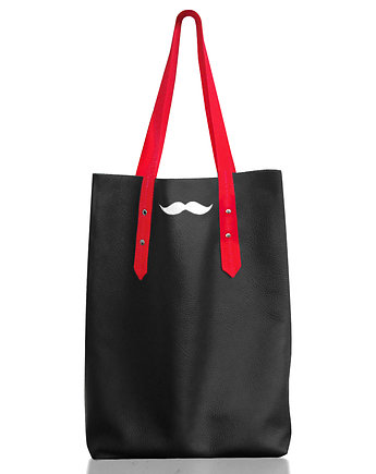Skórzana torba na ramię mustache, modeMania