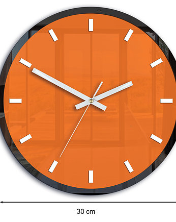 Zegar ścienny ROLO pomarańcz 30cm, ModernClock