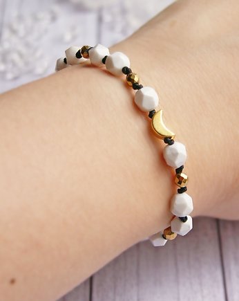 Amulet LUNULA howlit - uspokaja, kaktusia