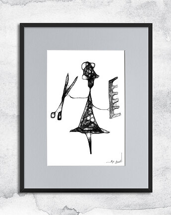 Oprawiona grafika - nr 100, Maja Gajewska