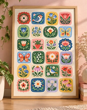 Patchwork. Plakat, Malgorzata Domanska