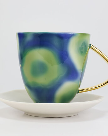 Filiżanka porcelanowa  do herbaty Aquarelle, cerama studio
