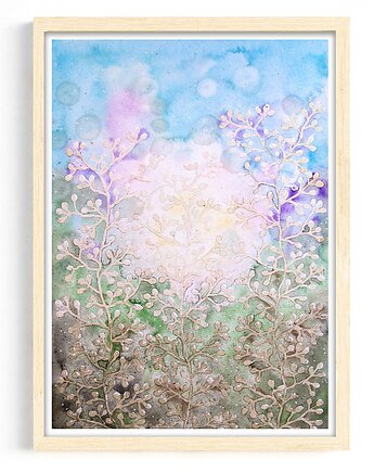 Oryginalna akwarela. Łąka 30x40cm, Malgorzata Domanska