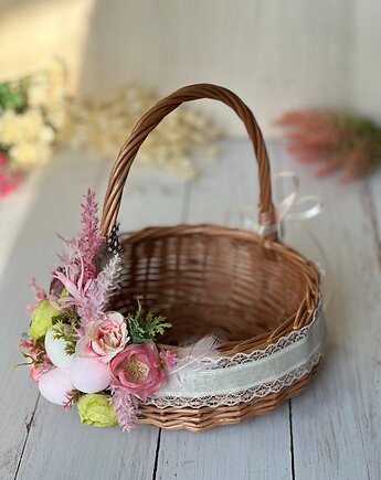 Koszyczek wielkanocny, koszyk na święconkę, koszyczek na Wielkanoc, Rosa