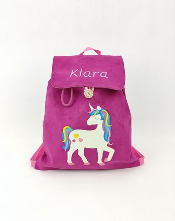 Personalizowany prezent dla dziewczynki, plecak z jednorożcem, Enitka Sweet Baby Room