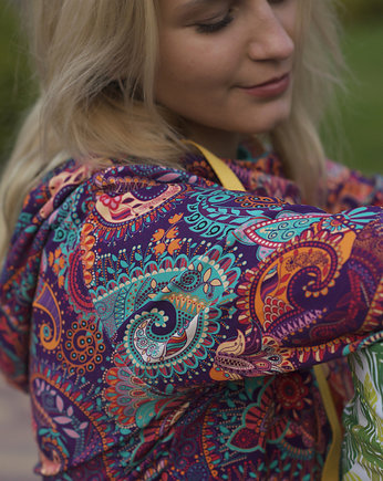 Bluza kangurka "Paisley" z turkusem, Funaticos