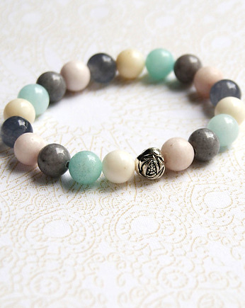 S A L E : pastelowa bransoletka - na prezent :), kaktusia