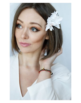 Spinka z kwiatami z bawełny, Celina Parysów