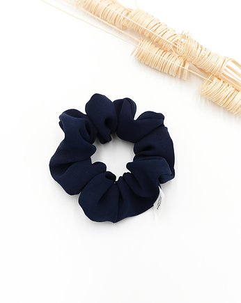 Scrunchie/frotka Granatowa, wu handmade