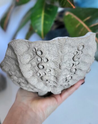 Dekoracyjną  ceramiczna miska organiczna, ArtByLeika