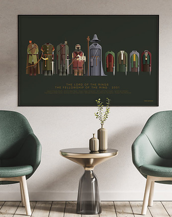 The Lord of the Rings - Władca Pierścieni plakat, minimalmill