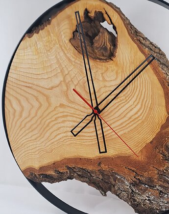 Duży zegar w stalowej ramie, Kambala AM