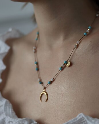 Regulowany naszyjnik Kreatywności i Intuicji z zawieszką Księżyca, Księżycowa bijoux