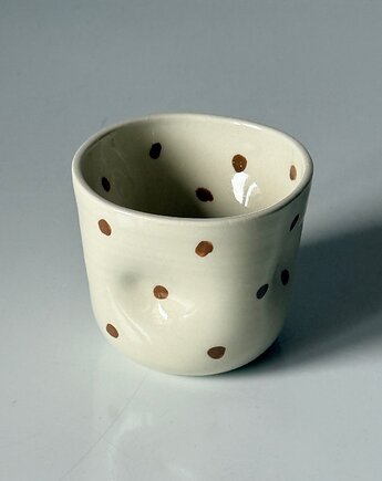 Czarka / gniotek / brązowy, ewi_pottery