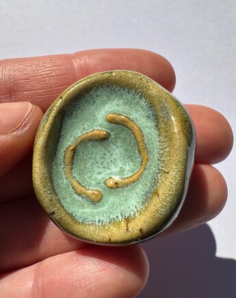 Kamień antystresowy, worry stone , miziak, Glina & Lina