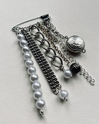 Broszka na agrafce VINTAGE Agrafka.Studio, Agrafka studio